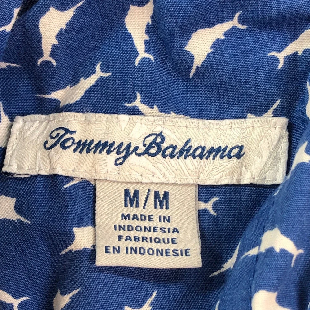 Tommy Bahama Mens Cargo Shorts M Black Resort Island Cotton Blend Casual Relax